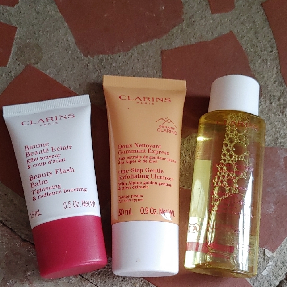 Clarins 3 Piece Travel Size Facial Set